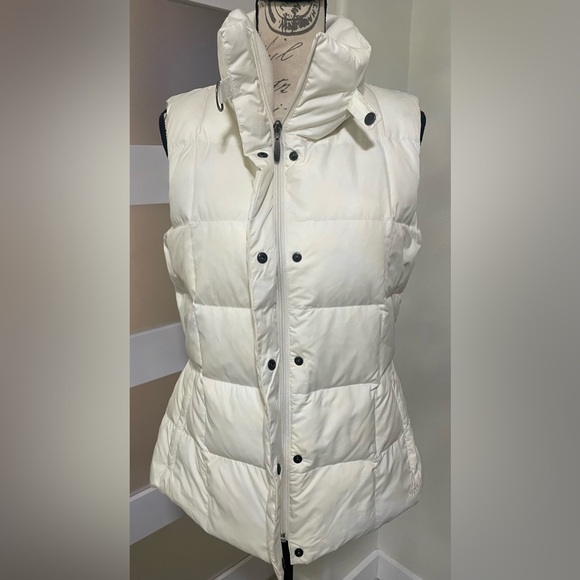 🍂Eddie Bauer Women's cream EB 700 Goose Down Puffer Vest - Picture 9 of 15